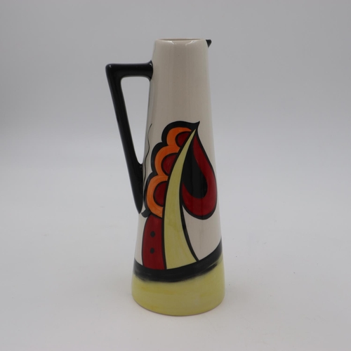 254 - Lorna Bailey jug in the Ravensdale pattern, no cracks or chips, H: 24 cm. UK P&P Group 2 (£20+VAT fo... 