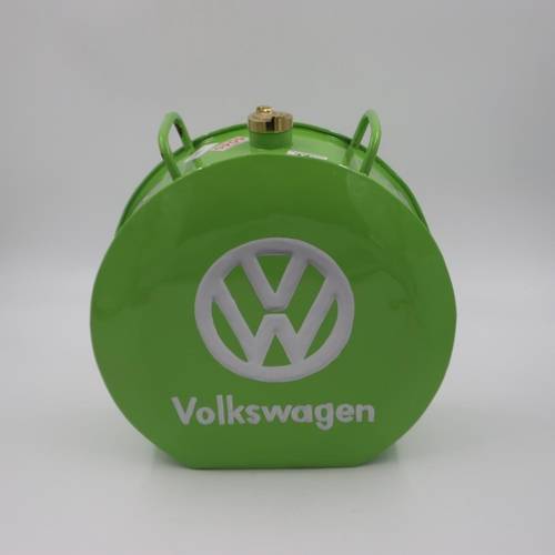 318 - Light green Volkswagen petrol can, H: 36 cm. UK P&P Group 3 (£30+VAT for the first lot and £8+VAT fo... 