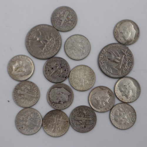 119 - 70g of 1940s/50s USA currency. UK P&P Group 1 (£16+VAT for the first lot and £2+VAT for subsequent l... 