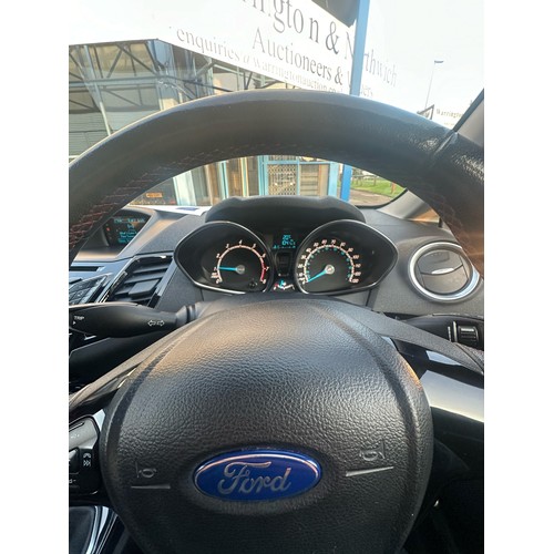 1B - Ford Fiesta Zetec S Black Edition, black & red, 113,797 miles, Taxed until 01/11/2024,REG MM64 WFK, ... 