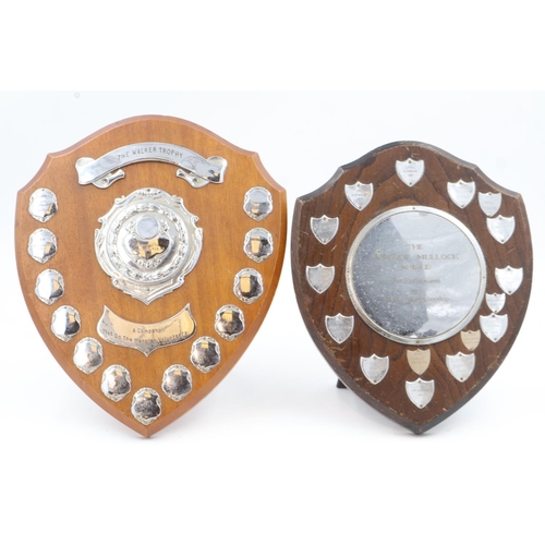 2156 - 1st Battalion The Mercian Volunteers A Company trophy shield, The Walker Trophy, with The Andrew Mul... 