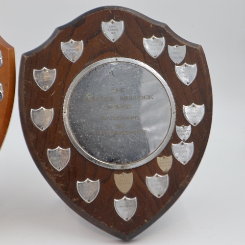 2156 - 1st Battalion The Mercian Volunteers A Company trophy shield, The Walker Trophy, with The Andrew Mul... 