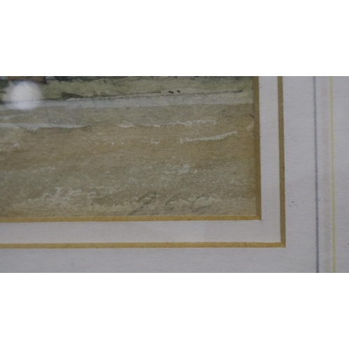 2004 - James Chisholm Gooden (ex. 1835-1965): watercolour, Thames Estuary, 34 x 12 cm, overall 56 x 34 cm. ... 