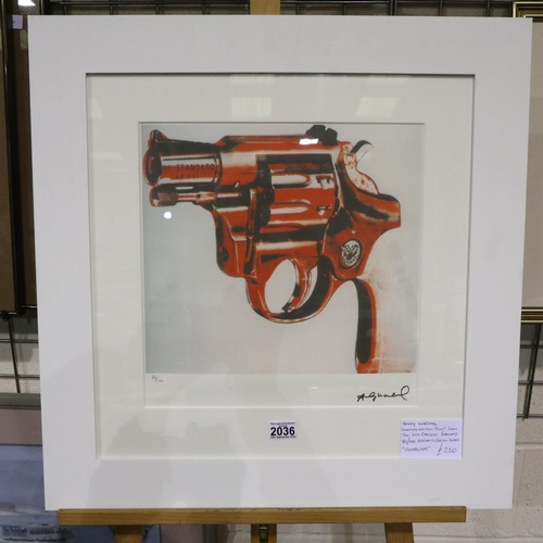 2036 - Andy Warhol (1928-1987): limited edition print, Revolvers, 80/100, from the Leo Castelli Gallery New... 