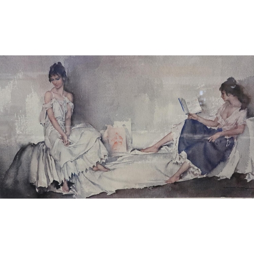 2043 - Sir William Russell Flint (1880-1969): artist signed colour lithograph, 87 x 62 cm. Not available fo... 