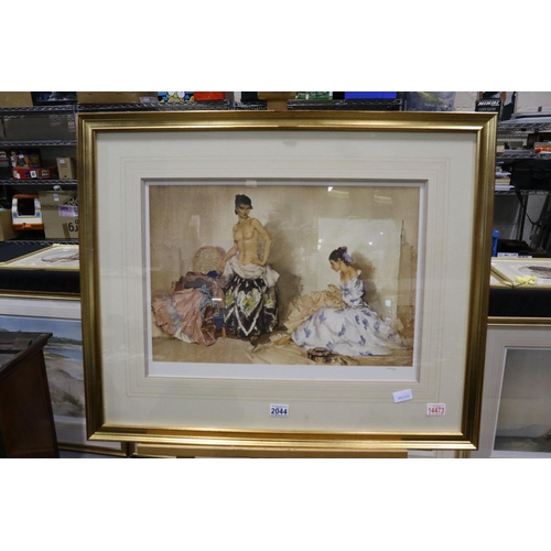 2044 - Sir William Russell Flint (1880-1969): limited edition framed colour lithograph, Studio Accessories ... 