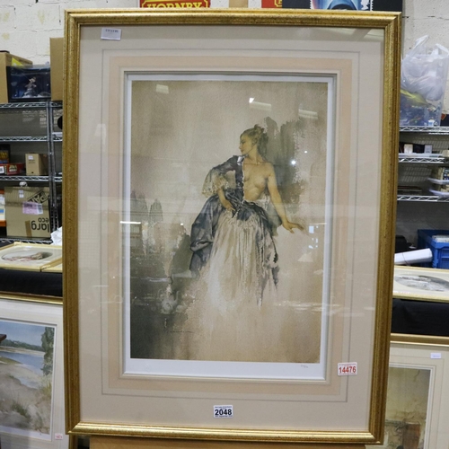 2048 - Sir William Russell Flint (1880-1969): limited edition framed colour lithograph, 86 x 60 cm. Not ava... 