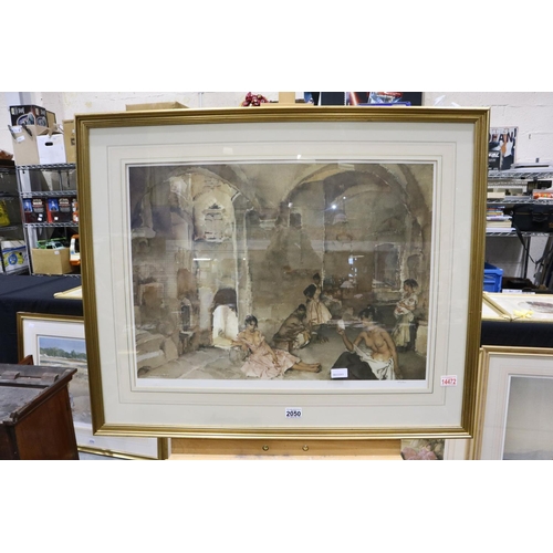 2050 - Sir William Russell Flint (1880-1969): limited edition colour lithograph, Symposium at Lucenay 659/8... 