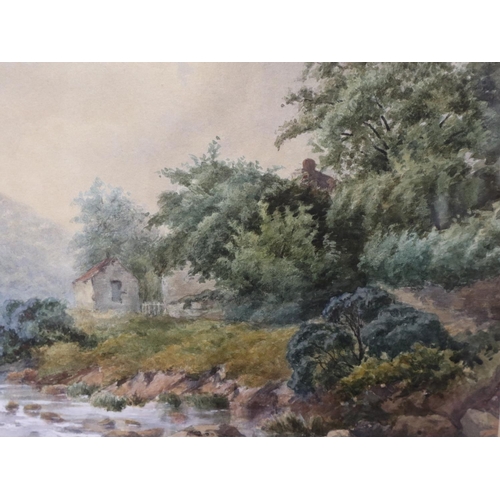 2060 - F A Garland (18th/19th century): watercolour, Near St Johns, signed and dated 1820, image 28 x 22 cm... 