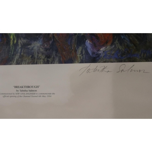 2065 - Tabitha Salmon (b. 1955): artist signed limited edition print, Breakthrough, commissioned by New Civ... 