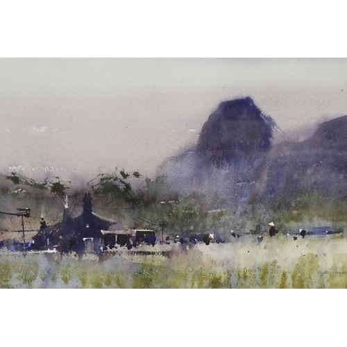 2076C - Steven Rigby (20th century): watercolour, Field Workers Koh Chang, Thailand, image 50 x 32cm, overal... 