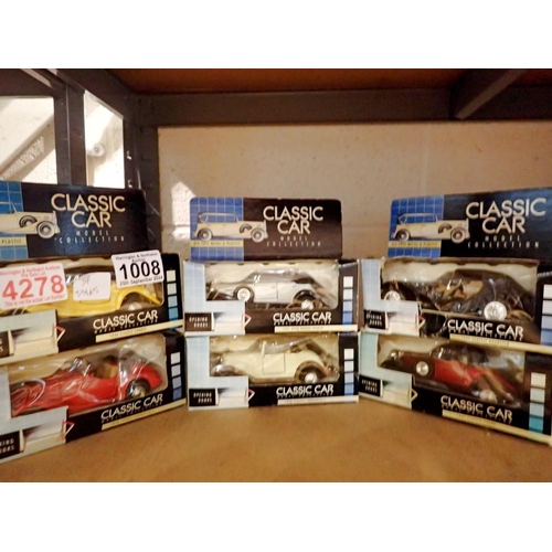 1008 - Six boxed diecast models, by Classic Car. Not available for in-house P&P