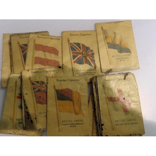 1094 - Seventeen Kensitas Silk cigarette cards, depicting the British Empire. UK P&P Group 0 (£6+VAT for th... 