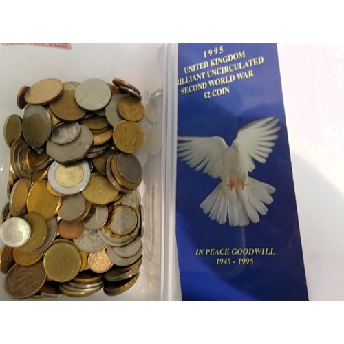 1115 - Quantity of world coins. Not available for in-house P&P