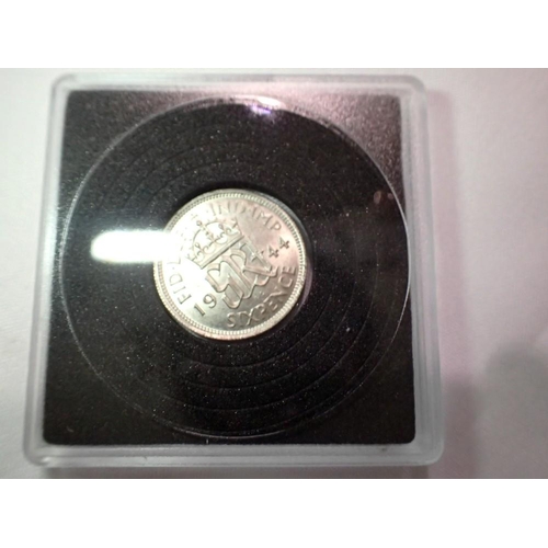 1151 - 1944  - silver sixpence of king George VI. UK P&P Group 0 (£6+VAT for the first lot and £1+VAT for s... 