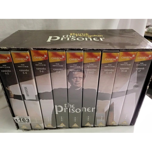 1163 - Boxed VHS set of 'The Prisoner', episodes 1 - 17. UK P&P Group 2 (£20+VAT for the first lot and £4+V... 