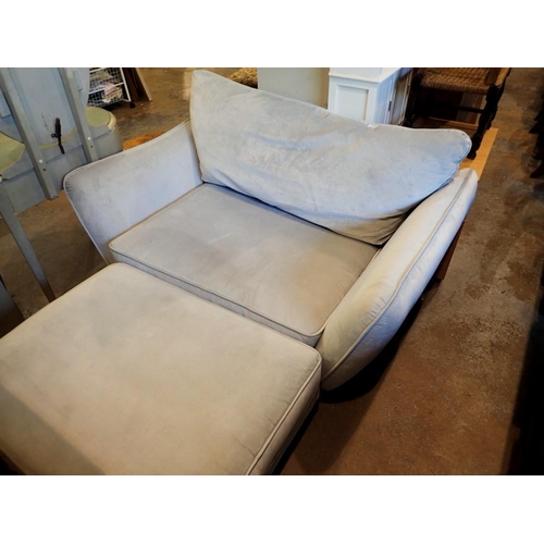 1672 - Two seat sofa with futon. Not available for in-house P&P