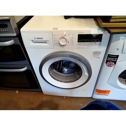 1712 - Bosch WLM68 Vario Perfect Serie 4 Eco Silence Drive washing machine. All electrical items in this lo... 