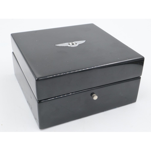 128 - Original Bentley motor car wristwatch box. UK P&P Group 1 (£16+VAT for the first lot and £2+VAT for ... 