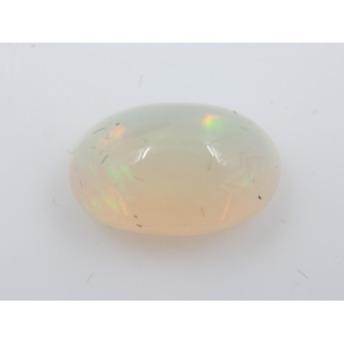 17 - 3.47cts natural oval shaped loose opal. UK P&P Group 0 (£6+VAT for the first lot and £1+VAT for subs... 