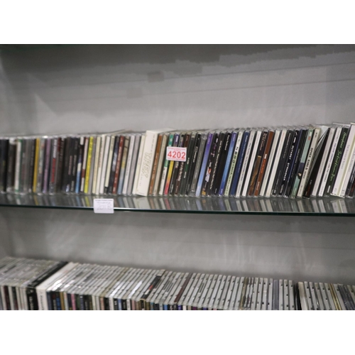 201B - One hundred mixed CD's, mainly Rock. Not available for in-house P&P