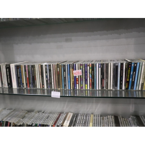 201C - One hundred mixed CD's, mainly Rock. Not available for in-house P&P