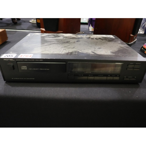 205 - Rotel RCD-865 compact disc player. All electrical items in this lot have been PAT tested for safety ... 