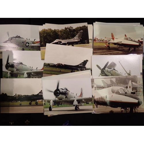 213 - A large collection of mixed aircraft photographs, Civil & Military. UK P&P Group 2 (£20+VAT for the ... 