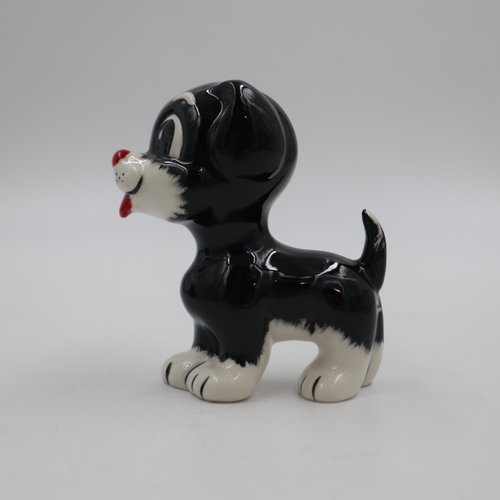 231 - Lorna Bailey dog Bengo, H: 17cm. UK P&P Group 1 (£16+VAT for the first lot and £2+VAT for subsequent... 