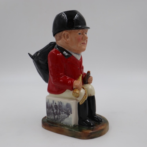 234 - Prototype Bairstow Manor Collectables, Winston Churchill toby jug, in hunting pinks. UK P&P Group 2 ... 