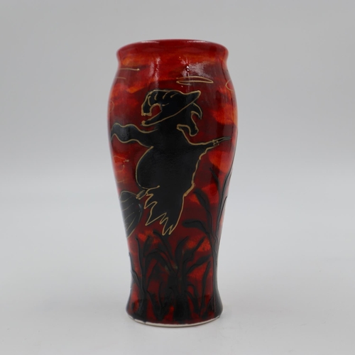 235 - Anita Harris witch vase, signed in gold, H: 20cm. UK P&P Group 2 (£20+VAT for the first lot and £4+V... 