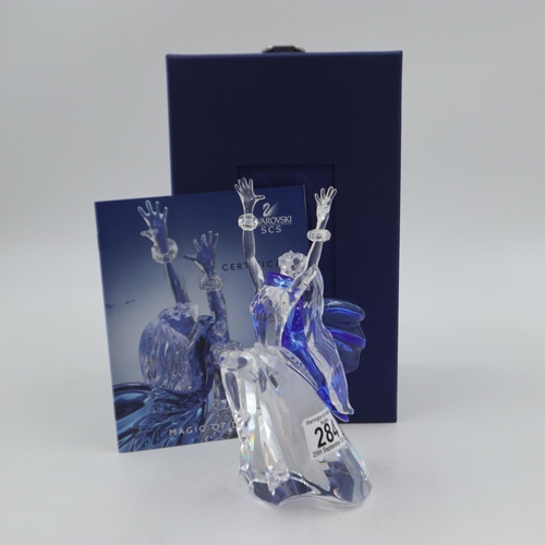 284 - Swarovski boxed crystal figure from the Magic of Dance series 'Isadora' with COA, H: 19.5cm. UK P&P ... 