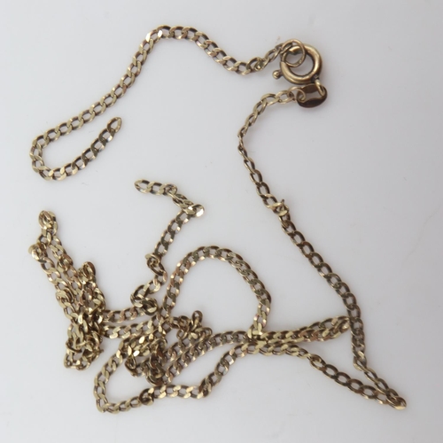 75 - 9ct gold chain, broken, 2.8g. UK P&P Group 0 (£6+VAT for the first lot and £1+VAT for subsequent lot... 