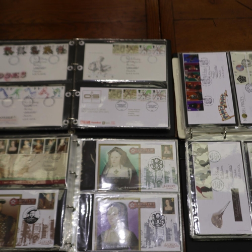 209A - Three albums of first day covers and seven coin covers. Not available for in-house P&P