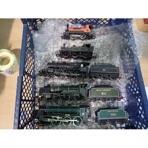 2050 - Five OO scale Hornby steam locomotives, mostly very good to excellent condition, unboxed. UK P&P Gro... 