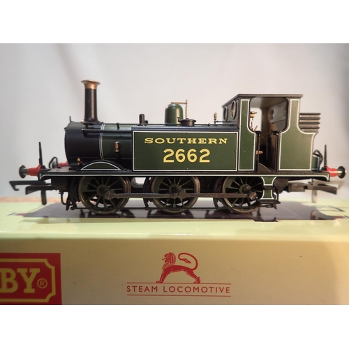 2066 - OO scale Hornby R37836 class A1 Terrier tank, Southern green, 2662, excellent condition, detail fitt... 