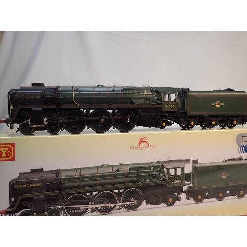 2075 - OO scale Hornby R3244 TTS, class 8, Duke of Gloucester, 7100, green, late crest, very good to excell... 