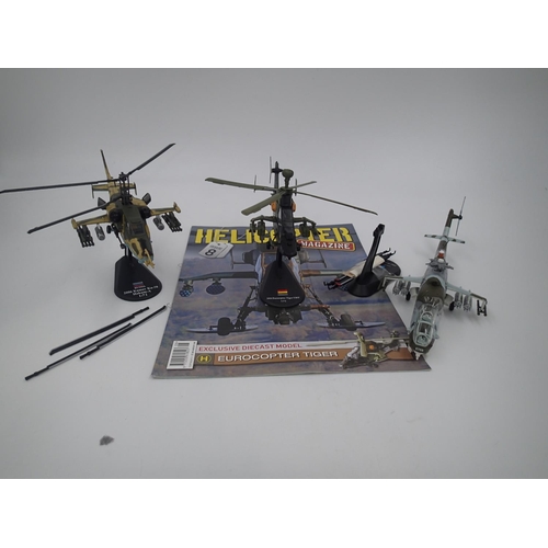 2081 - One copy of Helicopter Magazine #8 with Eurocopter Tiger and two other models, some plastic weld req... 