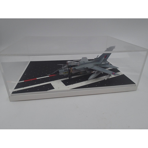 2083 - 1/72 scale Revell Tornado, made to high standard in diorama case. UK P&P Group 2 (£20+VAT for the fi... 