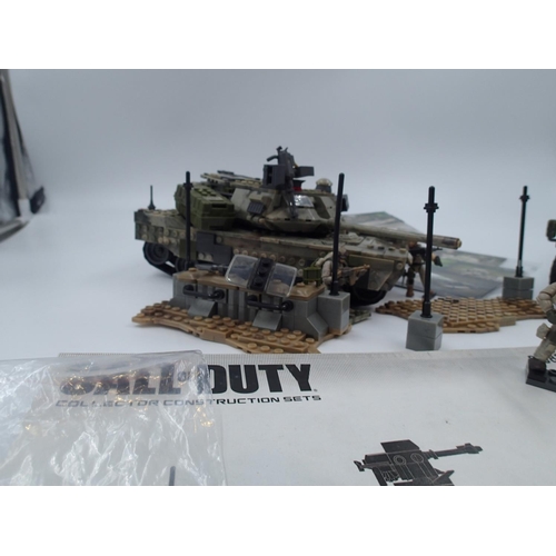 2086 - Mega Bloks Call of Duty #CNG87 and #06822, built to high standard and complete. UK P&P Group 2 (£20+... 