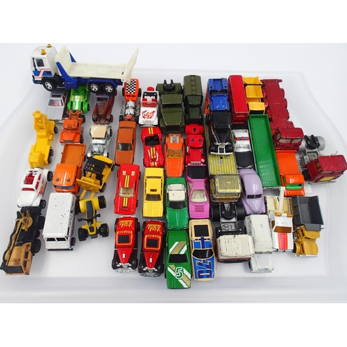 2096 - Forty four unboxed Hot Wheels and Matchbox diecast models in good to very good condition. UK P&P Gro... 