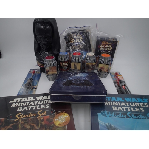 2105 - Star Wars Miniatures Battles Start Set and Vehicles Starter Set and other Star Wars related items. U... 