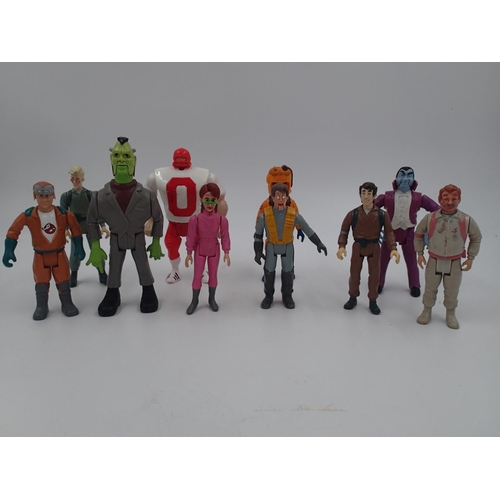 2110 - Ten unboxed The Real Ghostbusters by Kenner from Waves, 1, 2 and 3, no accessories. UK P&P Group 1 (... 