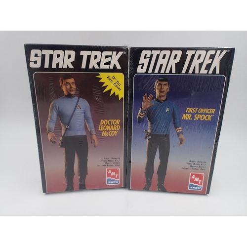 2120 - Two boxed and seals AMT/ERTL Star Trek figures, Mr. Spock and Dr. Leonard McCoy. UK P&P Group 1 (£16... 