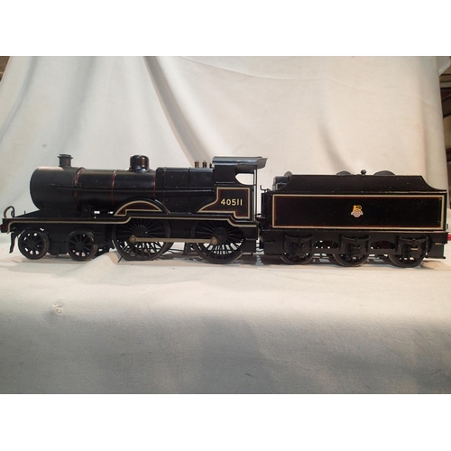 2125 - Longhedge Locomotive Works, gauge 1, class 2P locomotive, finished in black, 40511, early crest, fit... 