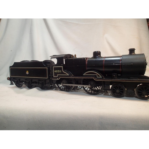 2125 - Longhedge Locomotive Works, gauge 1, class 2P locomotive, finished in black, 40511, early crest, fit... 