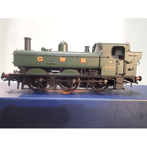 2162 - OO gauge Bachmann 31-635, Pannier tank, GWR green, 6424, near mint and boxed. UK P&P Group 1 (£16+VA... 