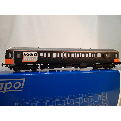 2168 - OO gauge Dapol 4D-015-007, class 122 railcar, 55012, Loadhaul livery, near mint and boxed. UK P&P Gr... 