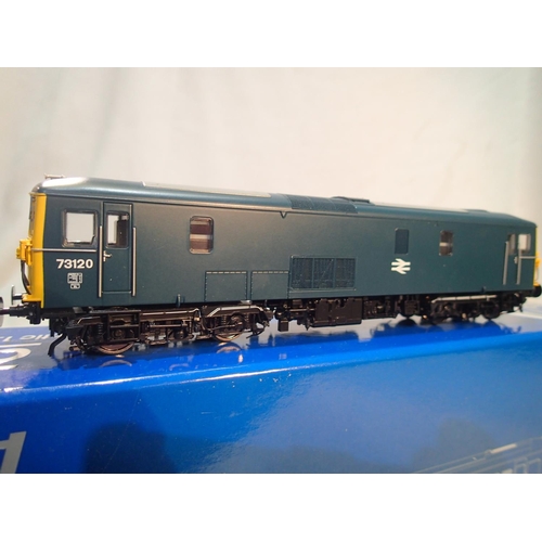 2169 - OO gauge Dapol 4D-006-018 class 73, BR blue, 73120, near mint and boxed. UK P&P Group 1 (£16+VAT for... 