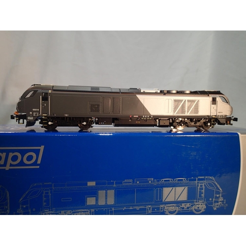 2175 - OO gauge Dapol 4D-022-004 class 68 diesel, 68014, Chiltern livery, excellent condition, storage wear... 